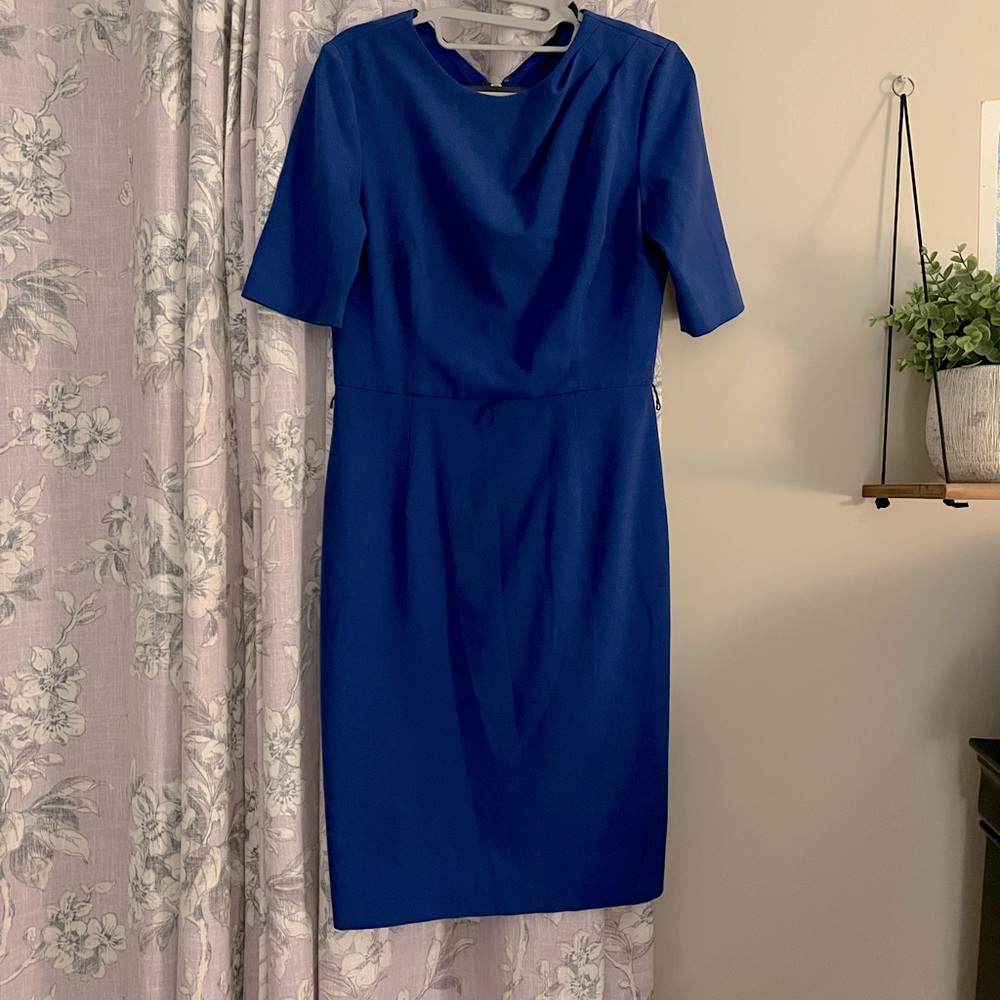 Ivy & Blu Royal Blue 3/4 sleeve sheath dress size 4